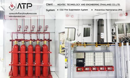 ระบบดับเพลิงอัตโนมัติด้วยก๊าซ  - CO2 (Fire suppression systems)