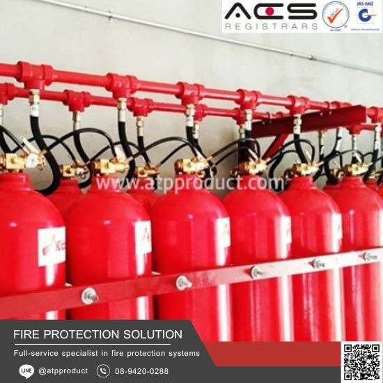 ออกแบบติดตั้งระบบดับเพลิง แอดวานซ์ เทค โพรดักท์ - ติดตั้งระบบดับเพลิง CO2